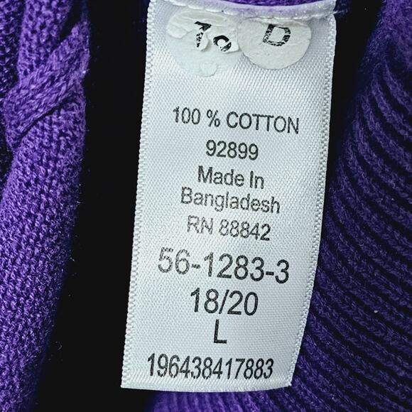 Woman Within Blessed Grandma Cardigan Sweater Women's Size L Embroidered Bling - Picture 5 of 6